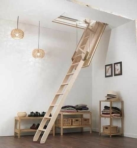 escalier escamotable en bois
