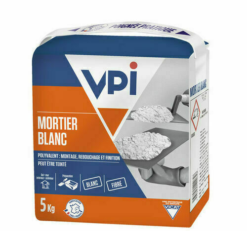 Mortier Fin Blanc Sac De 5kg Gedimat Fr