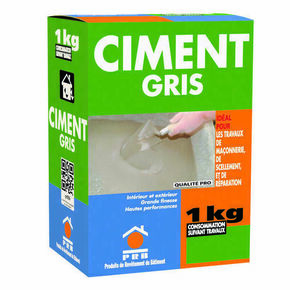 Ciment Gris Sac De 1kg Gedimat Fr