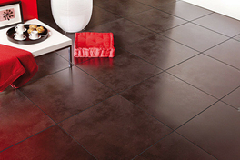Carrelage pour sol en grès cérame émaillé SMART CIMENT dim.59x59cm coloris black - Gedimat.fr - Matériaux de construction - Bricolage - Décoration