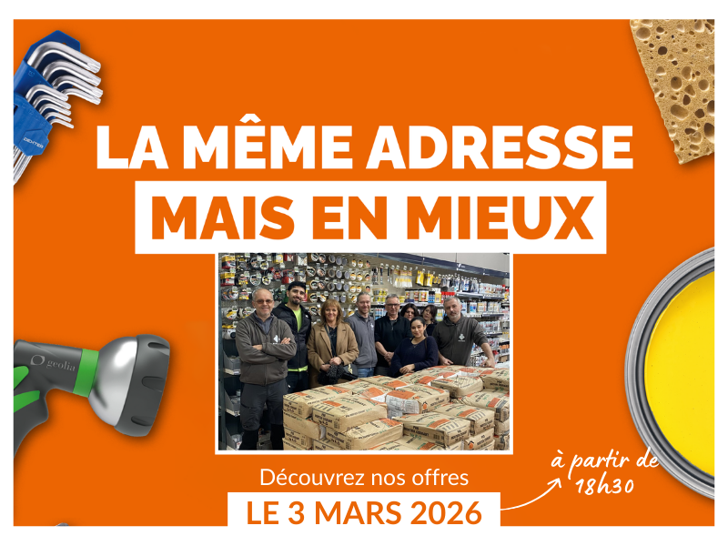 Inauguration du bricolage