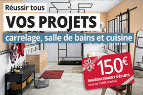 Opération carrelage, salle de bains et cuisine