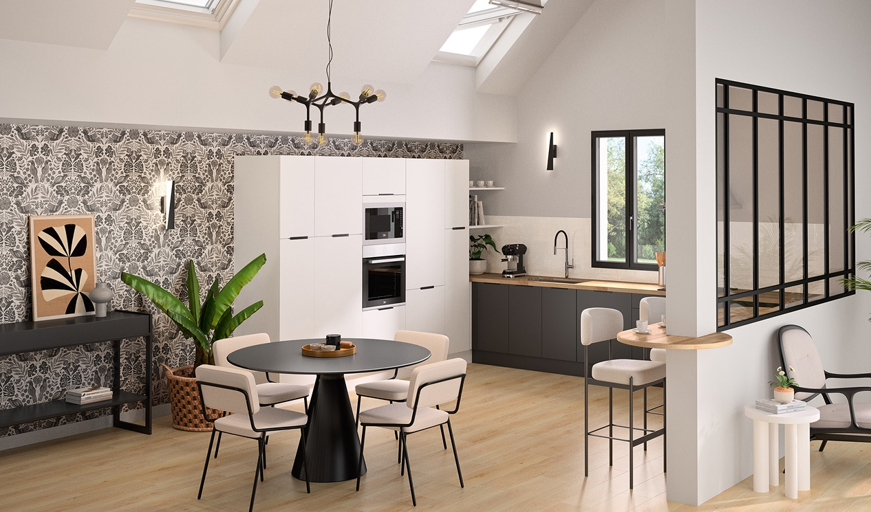 CUISINE - DUEL - 2025 - Noir et Blanc