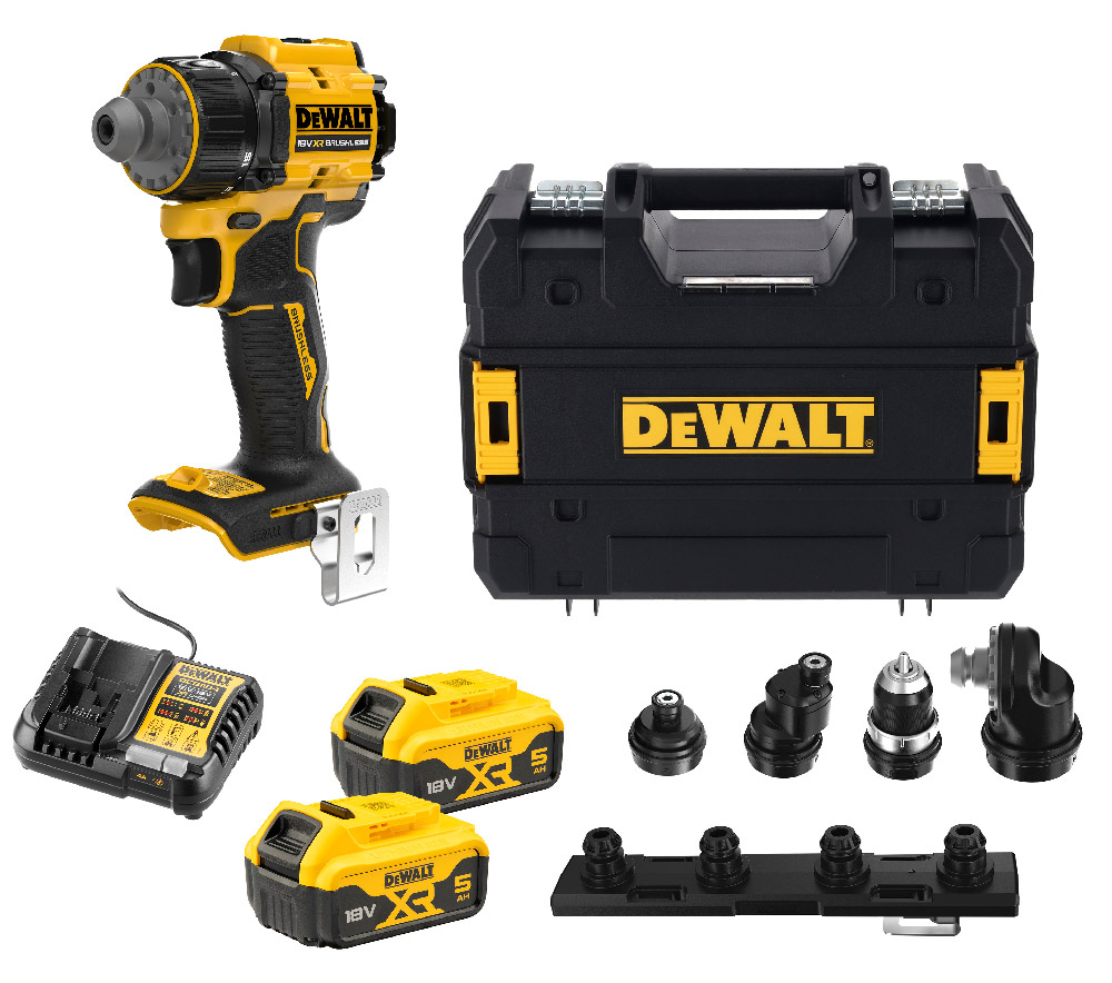 Perceuse-visseuse à têtes multiples XR 18V DeWalt