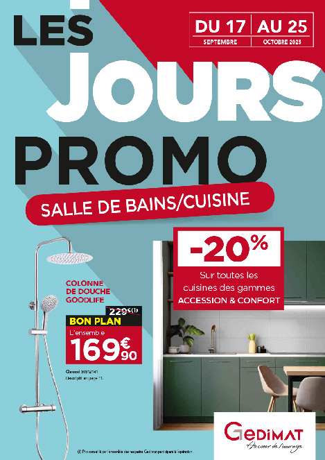 Promotion du 17 septembre au 25 octobre