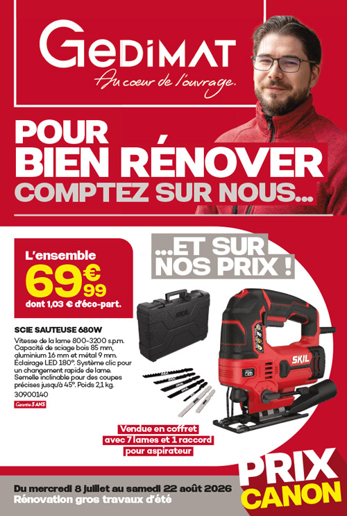 Promotion du 8 juillet au 22 ao�t