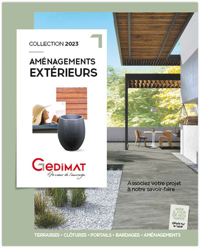 Catalogue Gedimat AMENAGEMENTS EXTERIEURS 2023