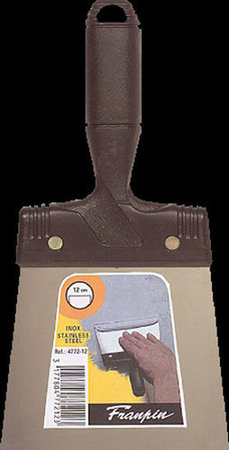 Couteau à enduire inox manche polypropylène 12mm - Gedimat.fr
