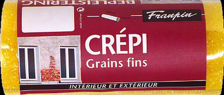 Manchon mousse nid d'abeilles pour rouleau crépi grain fin larg.180mm diam.40mm - Gedimat.fr