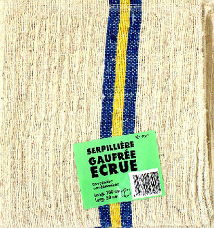 Serpillière gaufrée mélange textile 50x100cm - Gedimat.fr