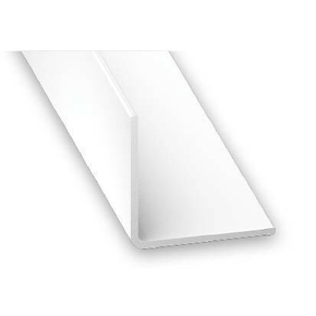 Cornire gale PVC blanc p.1mm 15x15mm long.2,00m - Gedimat.fr