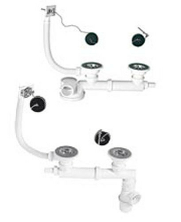 Siphon d'évier réglable gamme BASIC. - Gedimat.fr