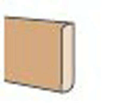 Plinthe revétue ép.12mm haut.6cm long.2,00m créatif pin de Chine - Gedimat.fr