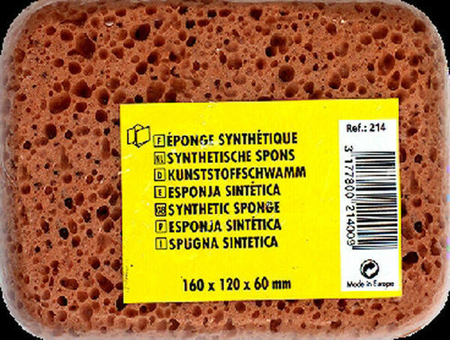 Eponge synthétique mousse de polyester dim.160x120x60mm - Gedimat.fr