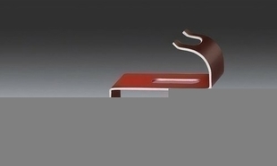 Clips de faîtage N°21 en aluminium pour tuile Romane rouge brique - Gedimat.fr