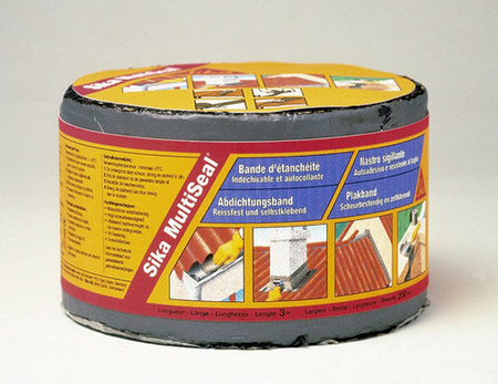 Bande d'étanchéité autocollante MULTISEAL larg.10cm rouleau de 3m gris - Gedimat.fr