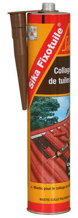 Mastic colle souple SIKA FIXOTUILE terre cuite cartouche de 300ml - Gedimat.fr