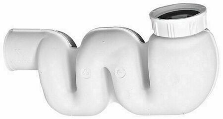 Siphon de lavabo Gamme CLASSIC plastique compact - Gedimat.fr