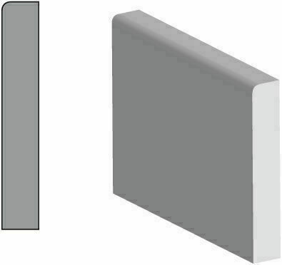 Plinthe Sapin du Nord angles vifs section 10x100mm long.2,40m - Gedimat.fr