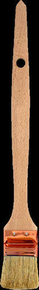 Brosse coude sur plat professionnelle fibres soies manche bois larg.45 mm en vrac 1 pice - Gedimat.fr