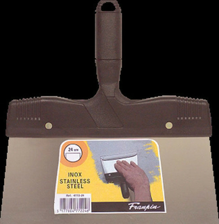 Couteau à enduire inox manche polypropylène 24mm - Gedimat.fr