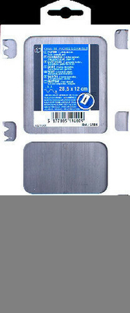 Platoir à colle lame acier trempé verni dents trapézoïdales 5x4x3mm manche bois verni 28x12cm - Gedimat.fr