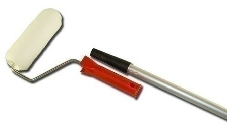 Rouleau spécial mur&plafond fibres courtes larg.18cm sur perche fixe long.1,20m embout conique - Gedimat.fr