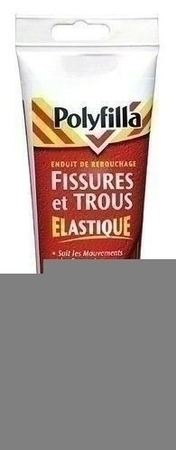 Enduit de rebouchage fissures et trous élastique POLYFILLA en pâte tube de 330g blanc - Gedimat.fr