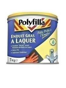 Enduit gras  laquer POLYFILLA tube de 125ml - Gedimat.fr