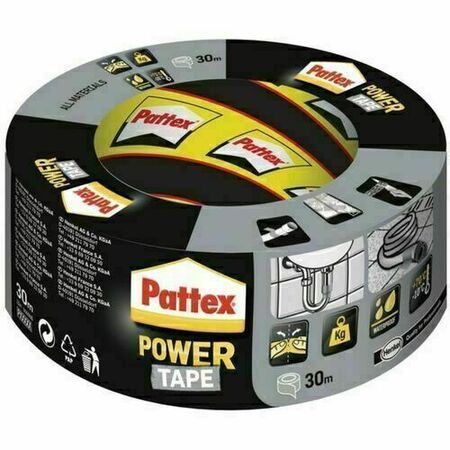 Adhésif toilé POWER TAPE larg.50mm long.30m gris - Gedimat.fr