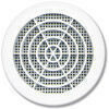 Grille ronde en plastique avec moustiquaire diam.10cm blanc - Gedimat.fr