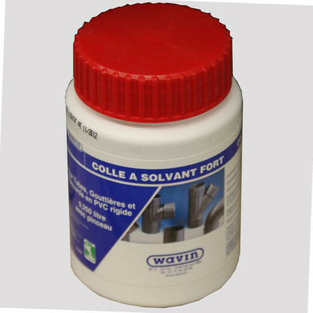 Colle PVC 250 ml bidon + pinceau - Gedimat.fr