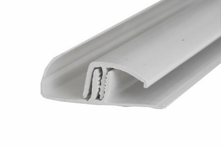 Profil PVC raccord clipsable pour lambris Long.2,60 m Ep.8 à 10 mm Blanc - Gedimat.fr