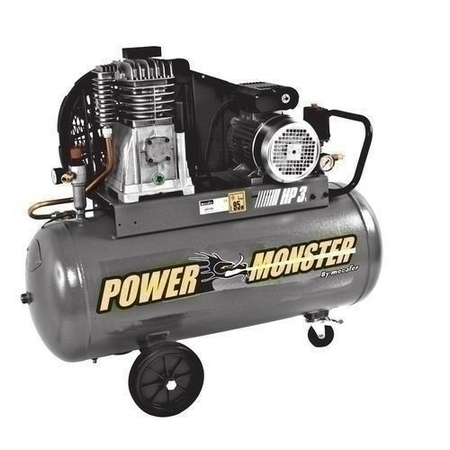 Compresseur POWER MONSTER professionnel 3HP 100L MONO - Gedimat.fr