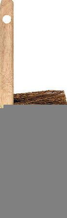 Balayette de chantier toutes surfaces fibres souples coco 4 rangs manche et semelle bois larg.45mm long.30cm - Gedimat.fr