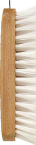Brosse  laver bombe fibres nylon semelle bois 18cm - Gedimat.fr
