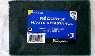 Tampon  rcurer fibres abrasives 150x100mm lot de 3 pices - Gedimat.fr