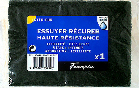 Eponge végétale cellulose fibres abrasives avec tampon récureur dim.140x90x26mm - Gedimat.fr