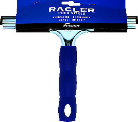 Raclette à vitres acier zingué poignée gainée plastique 25cm - Gedimat.fr