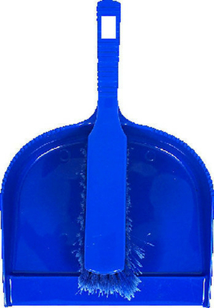 Ensemble pelle et balayette polypropylène 22cm bleu - Gedimat.fr