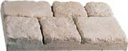 Pavé BASTIDE en pierre reconstituée ép.5,5cm larg.30cm long.45cm coloris Gironde - Gedimat.fr