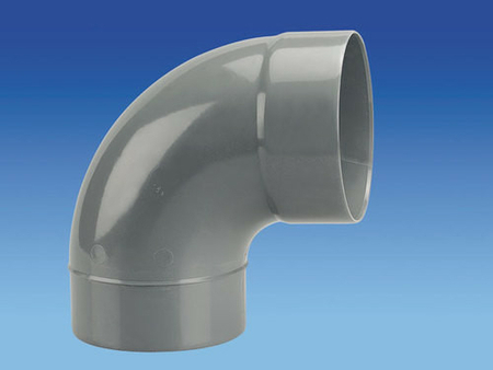Coude d'évacuation en PVC à 87°30 mâle-femelle diam.160mm - Gedimat.fr