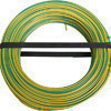 Câble électrique unifilaire cuivre H07VU section 1,5mm² coloris vert/jaune en bobine de 100m - Gedimat.fr