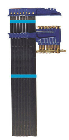Lot de 6 serre-joints à pompe n°2 en 150-40x10: 2x800mm + 2x1000mm + 2x1500mm - Gedimat.fr