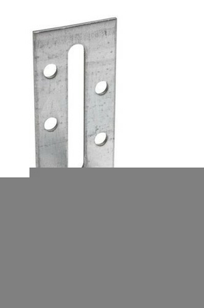 Equerre de fixation avec raidisseur en acier galvanisé ép.3,0mm larg.30mm long.160/55mm - Gedimat.fr