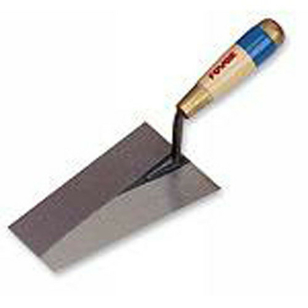 Truelle italienne carrée manche bois long.16cm - Gedimat.fr