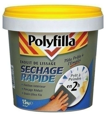 Enduit lissage séchage rapide pâte - Gedimat.fr