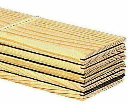 Plinthe Pin des Landes arrondie petits nuds section 10x70mm long.2m - Gedimat.fr
