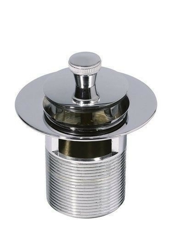 Bonde laiton chrome clapet 1/4 tour - Gedimat.fr