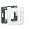 Support série MOSAIC fixation à griffes avec plaque blanche 2 modules - Gedimat.fr
